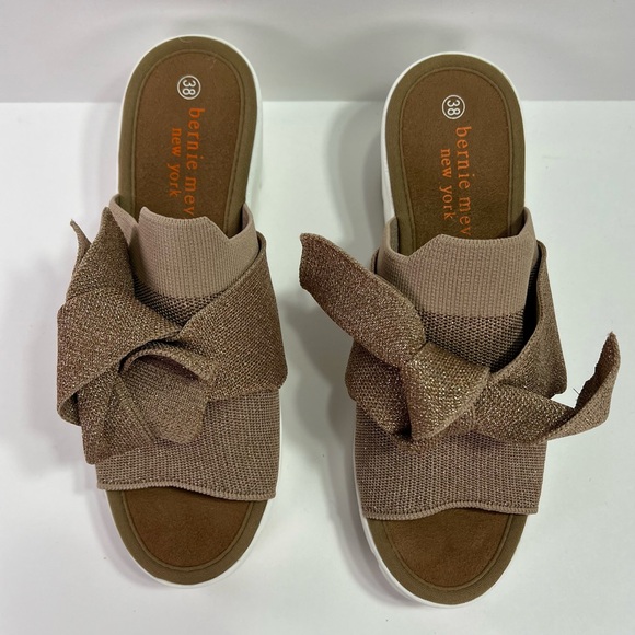 Bernie Mev. Venti Freesia Platform Sandals - blush rose gold/cream, size 38 - Picture 2 of 12